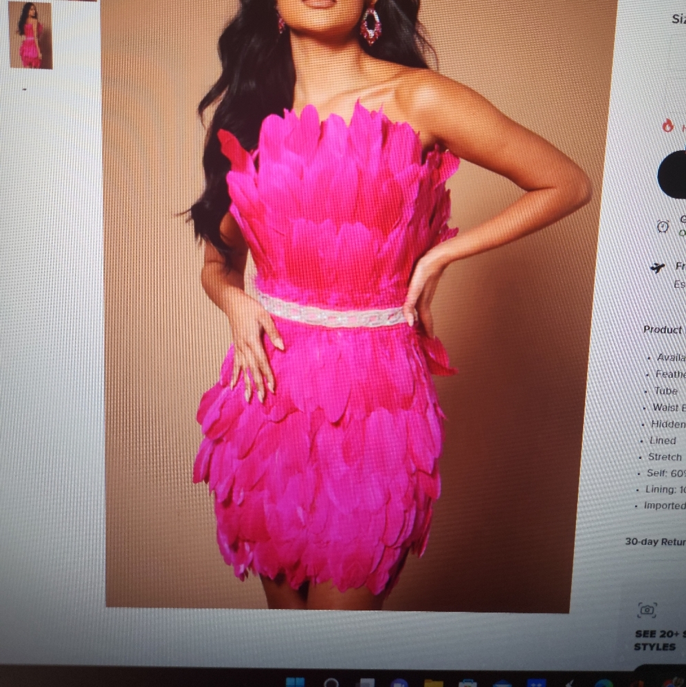 Feather dress